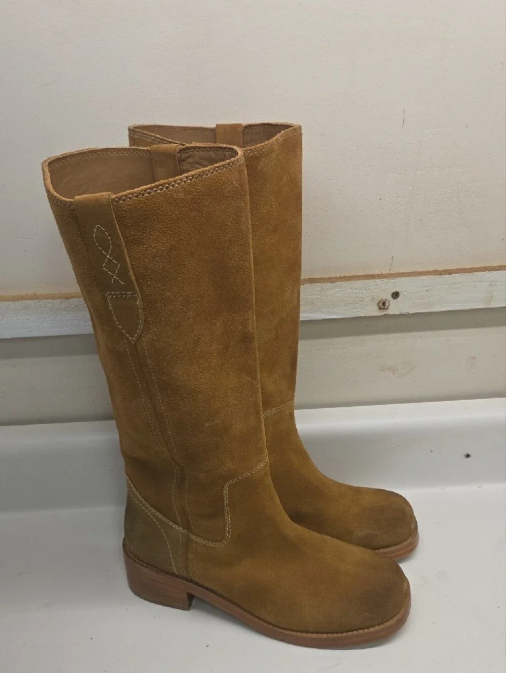 Free People Blaze Pull On Suede Boots